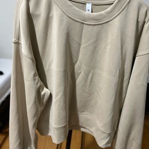 lululemon perfectly oversized crop crew